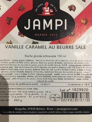 Glace vanille au beurre salé - 3574103979770