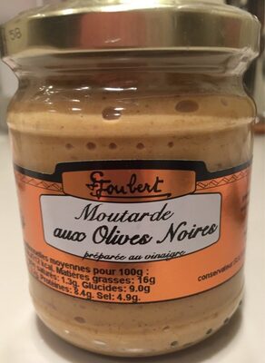 Moutarde aux olives noires - 3574311270294