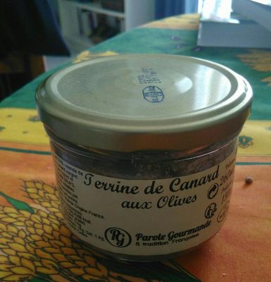 Terrine de canard aux olives - 3574314410437