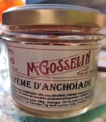 Crème d'anchoïade - 3574315290014