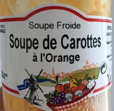 Soupe de carottes à l'orange - 3574317381406