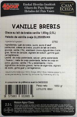 Vanille Brebis - 3575883002665