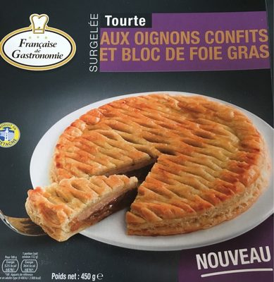 Tourte aux oignons confits et bloc de foie gras - 3576280232341