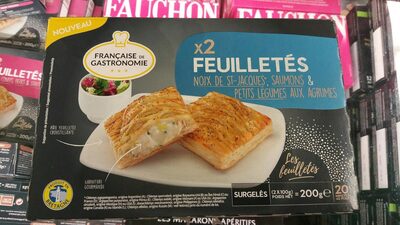 Feuilleté st Jacques saumon et legumes - 3576280233522