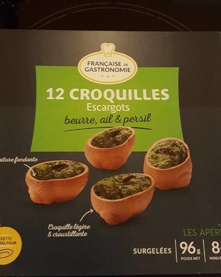 12 croquilles escargots beurre ail persil - 3576280308343