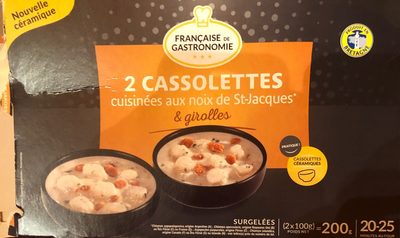 Cassolettes cuisinées aux noix de st-jacques &girolles - 3576280631199