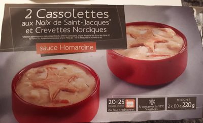 Cassolettes  aux noix de st Jacques - 3576280631243