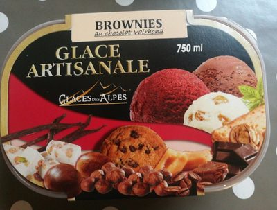 Glace Brownies au Chocolat Valrhona - 3576370710735