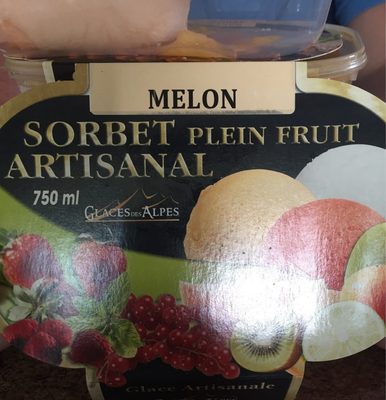 Sorbet artisanal plein fruit Melon - 3576370720123