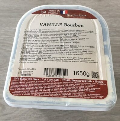 Glace Vanille Bourbon - 3576372510012