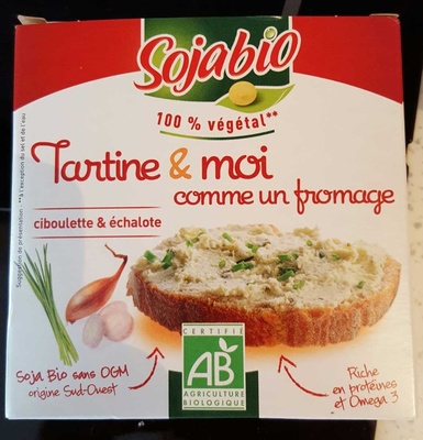 Tartine & moi comme un fromage Ciboulette & échalote Tofu - 3576560003005