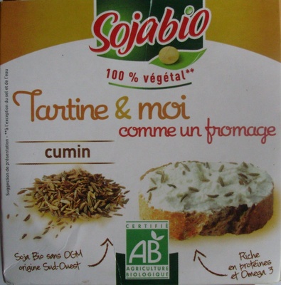 Tartine & moi comme un fromage Cumin Bio (12,9 % MG) - 3576560004002