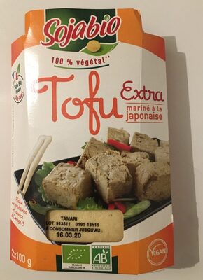 Tofu extra mariné a la japonaise - 3576566800035