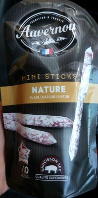 Mini Sticks Nature - Saucisson Sec Pur Porc - 3579260039398