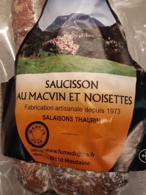 Saucisson Macvin noisettes - 3579550001340