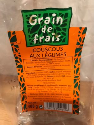 Couscous aux legumes - 3580281040126