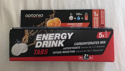 Energy Drink Tabs Orange Flavor - 3583788160137