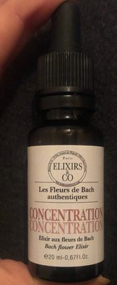 Fleurs de bach authentique, concentration - 3584850009118