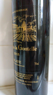 Château la Gontelle 2015 - 3593021100509