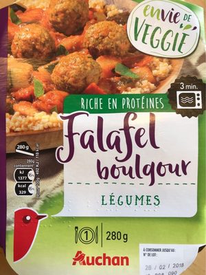 Envie de Veggie, Falafel Boulgour Légumes - 3596710406821