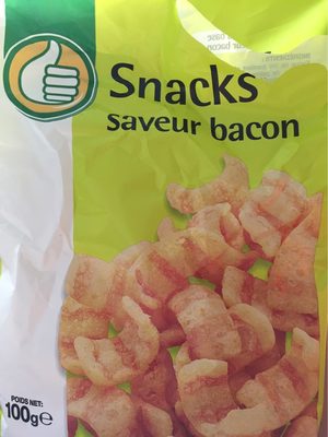 Snacks saveur bacon - 3596710408047
