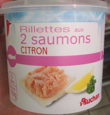 Rillettes aux 2 saumons Citron - 3596710410866