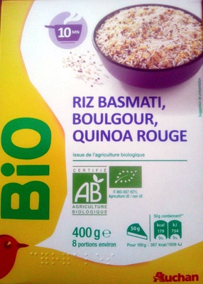 Riz Basmati, Boulgour, Quinoa Rouge - 3596710418268