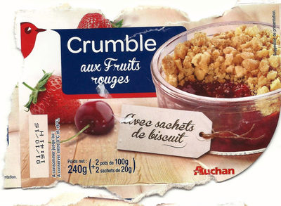 Crumble aux Fruits Rouges - 3596710418985