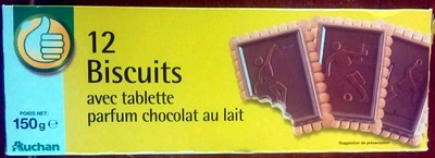 Biscuits avec Tablette Parfum Chocolat au Lait - 3596710420032