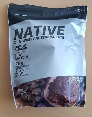 Native 100% whey protein isolate Decathlon - 3608419150643