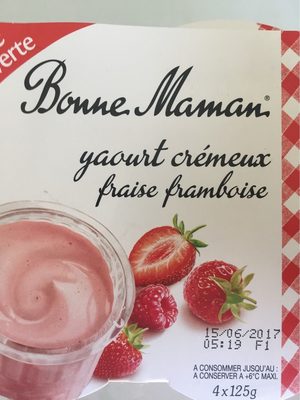 Yaourt crémeux fraise framboise - 3608580790730