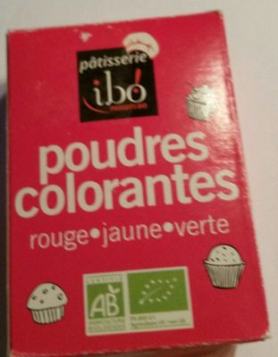 Poudres colorantes rouge/jaune/verte - 3609060002985