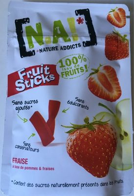 Fruits Sticks NA Pomme Fraise - 3609200001878