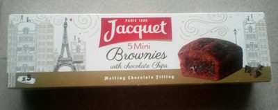 Jacquet Mini Brownie With Chocolate Chips - 3660140889353