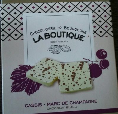 Chocolat Blanc Cassis - Marc de Bourgogne - 3662660002908