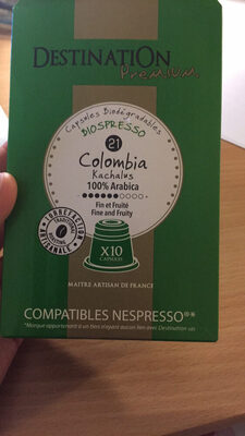 Dosettes Cafe Colombie X10 Comp Nespresso - 3700110016409