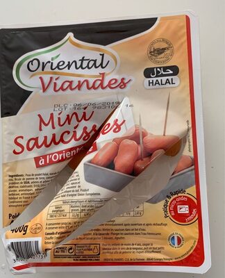 El Saada Mini Saucisses Orientales Halal 400g - 3700141401731