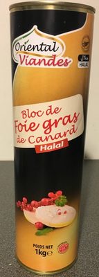 Bloc de foie gras de canard - 3700141403384