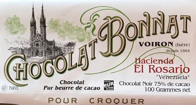 Chocolat Noir Hacienda - 3700152400228