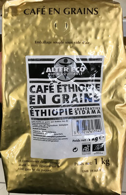 Café Ethiopie en Grains - 3700214613542