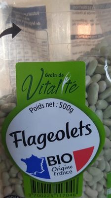 Flageolets Verts Bio Grain De Vitalité - 3700225117046