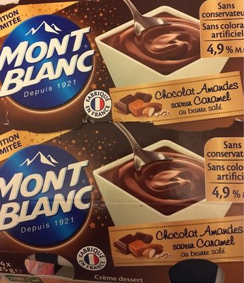 Mont Blanc Chocolat Amandes Saveur Caramel au Beurre Salé - 3700279306199