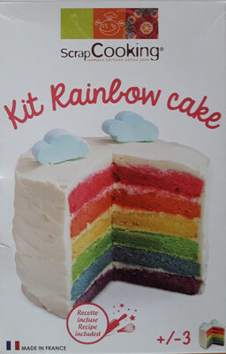 Kit Rainbow Cake - Scrapcooking - 3700392439699