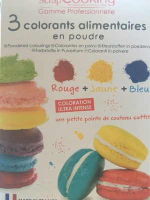 3 Colorants Artificiels En Poudre - Scrapcooking - 3700392440114