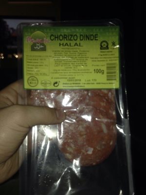 Chorizo dinde halal - 3700483801060