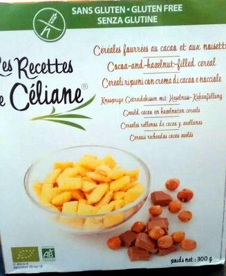 Céréales Fourrées au Cacao et aux Noisettes - 3700566455012