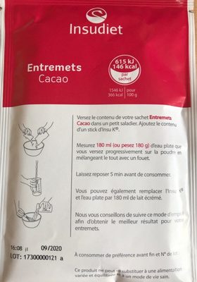 Entremet Cacao - 3700593402263