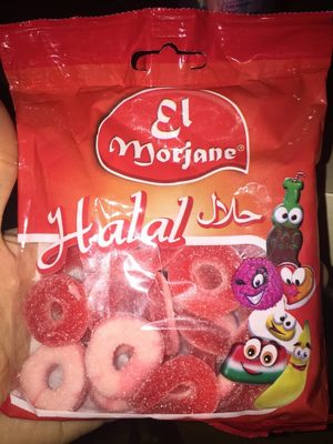ronds de fraises acidulés - 3700640600871