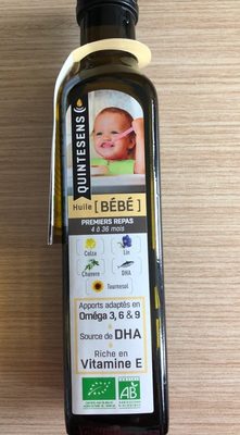 Mélange 6 Huiles Bébé Bio - 250ML - Quintesens - 3700663000221