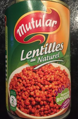 Lentilles au naturel - 3700739200234